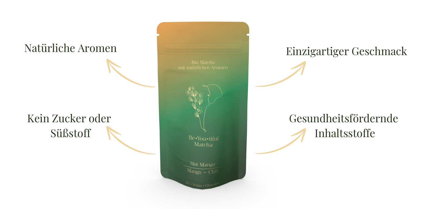 Hot Mango - aromatisierter Bio-Matcha